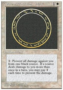Circle of Protection: Black - Fourth Edition (Common)