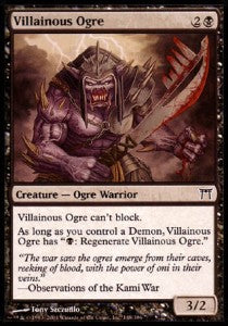 Villainous Ogre - Champions of Kamigawa (Common) [CHK-148]