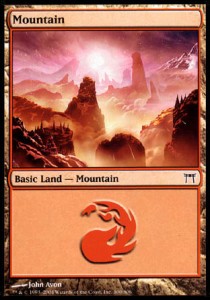 Mountain (V.2) - Champions of Kamigawa (Land) [CHK-300]