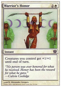 Warrior's Honor - Ninth Edition (Common) [9ED-53]