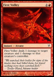 First Volley - Betrayers of Kamigawa (Common) [BOK-100]