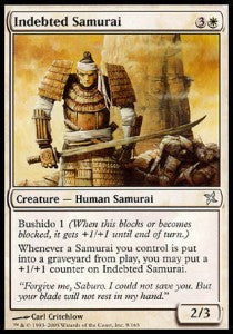 Indebted Samurai - Betrayers of Kamigawa (Uncommon) [BOK-9]