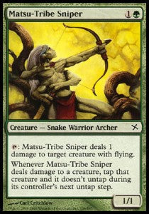 Matsu-Tribe Sniper - Betrayers of Kamigawa (Common) [BOK-136]