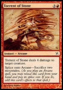 Torrent of Stone - Betrayers of Kamigawa (Common) [BOK-119]