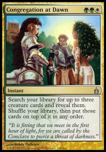 Congregation at Dawn - Ravnica: City of Guilds (Uncommon) [RAV-198]