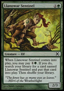 Llanowar Sentinel - Tenth Edition (Common) [10E-275]