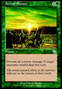 Serene Sunset - Judgment (Uncommon) [JUD-131]