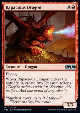 Rapacious Dragon - Core 2020 (Uncommon) [M20-153]