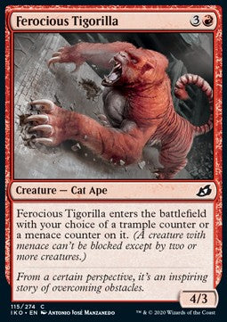 Ferocious Tigorilla - Ikoria: Lair of Behemoths (Common) [IKO-115]