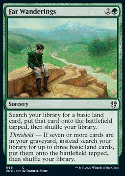 Far Wanderings - Commander: Zendikar Rising (Common) [ZNC-66]