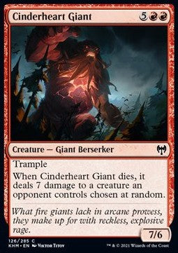 Cinderheart Giant - Kaldheim (Common) [KHM-126]