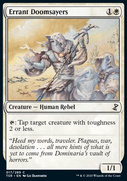 Errant Doomsayers - Time Spiral Remastered (Common) [TSR-17]