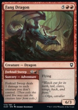 Fang Dragon // Forktail Sweep - Commander Legends: Battle for Baldur's Gate (Common) [CLB-173]