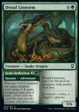 Dread Linnorm // Scale Deflection - Commander Legends: Battle for Baldur's Gate (Common) [CLB-225]