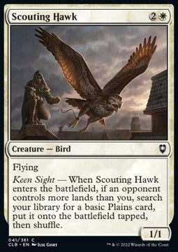 Scouting Hawk - Commander Legends: Battle for Baldur's Gate (Common) [CLB-41]