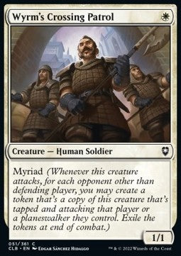 Wyrm's Crossing Patrol - Commander Legends: Battle for Baldur's Gate (Common) [CLB-51]