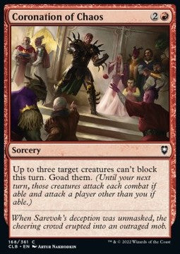 Coronation of Chaos - Commander Legends: Battle for Baldur's Gate (Common) [CLB-168]