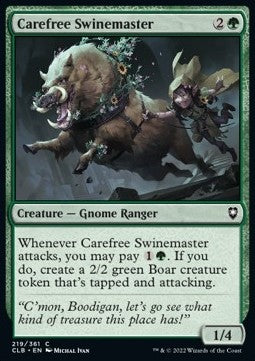 Carefree Swinemaster - Commander Legends: Battle for Baldur's Gate (Common) [CLB-219]