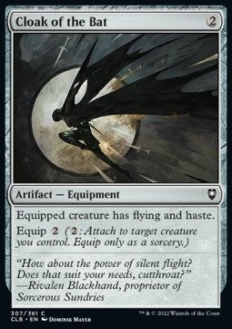 Cloak of the Bat - Commander Legends: Battle for Baldur's Gate (Common) [CLB-307]