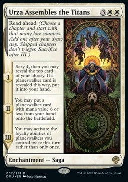 Urza Assembles the Titans - Dominaria United (Rare) [DMU-37]