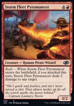 Storm Fleet Pyromancer - Jumpstart 2022 (Common) [J22-608]