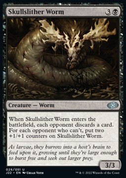 Skullslither Worm - Jumpstart 2022 (Uncommon) [J22-26]