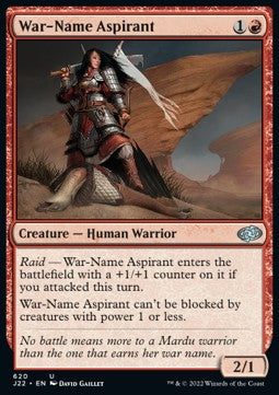 War-Name Aspirant - Jumpstart 2022 (Uncommon) [J22-620]