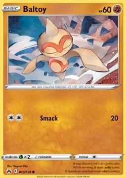 Baltoy - Crown Zenith (Common) [CRZ-070]