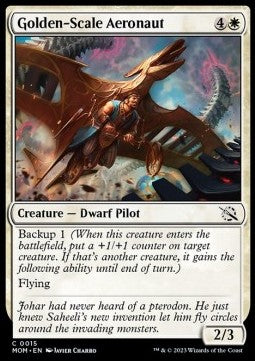 Golden-Scale Aeronaut - March of the Machine (Common) [MOM-15]