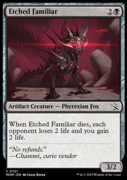 Etched Familiar - March of the Machine (Common) [MOM-101]