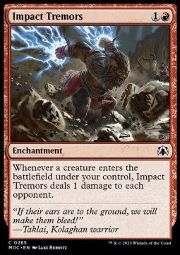 Impact Tremors - Commander: March of the Machine (Common) [MOC-285]