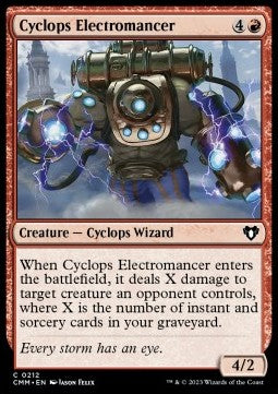 Cyclops Electromancer - Commander Masters (Common) [CMM-212]