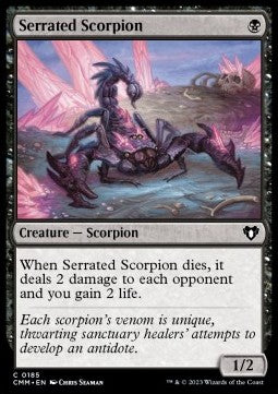 Serrated Scorpion - Commander Masters (Common) [CMM-185]