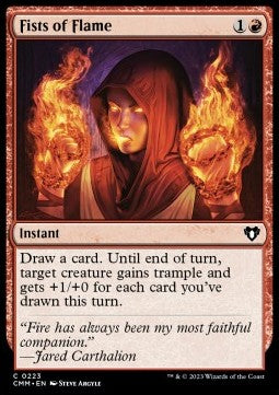Fists of Flame - Commander Masters (Common) [CMM-223]