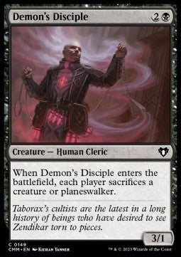Demon's Disciple - Commander Masters (Common) [CMM-149]