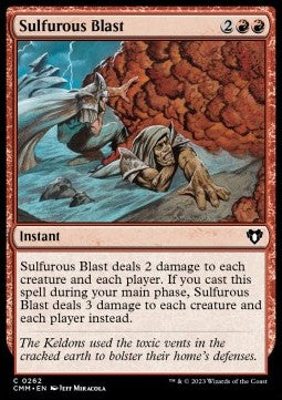 Sulfurous Blast - Commander Masters (Common) [CMM-262]