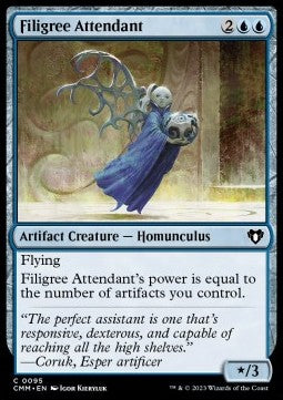 Filigree Attendant - Commander Masters (Common) [CMM-95]