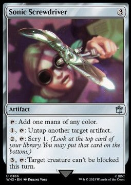 Sonic Screwdriver (V.3) - Universes Beyond: Doctor Who (Uncommon) [WHO-186]