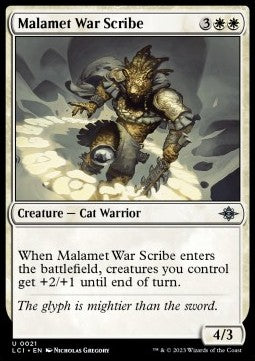 Malamet War Scribe - The Lost Caverns of Ixalan (Uncommon) [LCI-21]