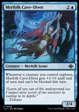 Merfolk Cave-Diver - The Lost Caverns of Ixalan (Uncommon) [LCI-65]