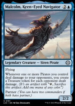 Malcolm, Keen-Eyed Navigator - Commander: The Lost Caverns of Ixalan (Uncommon) [LCC-161]