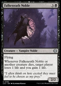 Falkenrath Noble - Commander: The Lost Caverns of Ixalan (Uncommon) [LCC-196]