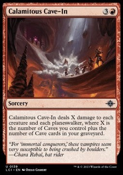 Calamitous Cave-In - The Lost Caverns of Ixalan (Uncommon) [LCI-139]