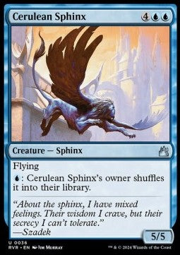 Cerulean Sphinx - Ravnica Remastered (Uncommon) [RVR-36]