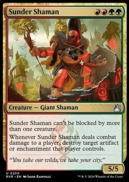Sunder Shaman - Ravnica Remastered (Uncommon) [RVR-230]