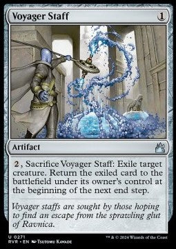 Voyager Staff - Ravnica Remastered (Uncommon) [RVR-271]