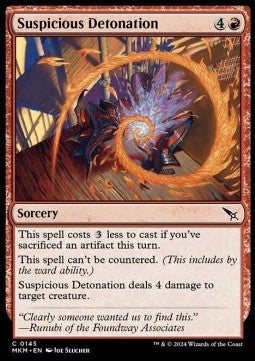 Suspicious Detonation - Murders at Karlov Manor (Common) [MKM-145]