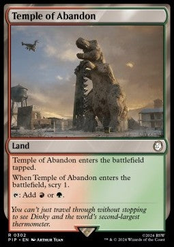 Temple of Abandon - Universes Beyond: Fallout (Rare) [PIP-302]