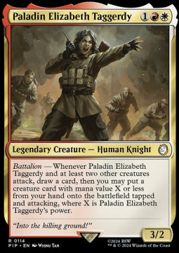 Paladin Elizabeth Taggerdy - Universes Beyond: Fallout (Rare) [PIP-114]