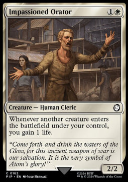 Impassioned Orator - Universes Beyond: Fallout (Common) [PIP-162]